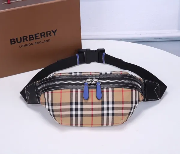 バーバリーバッグコピー 大人気2021新品 BURBERRY メンズ ウエストポーチ